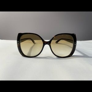 Gucci GG0472S havana brown butterfly sunglasses